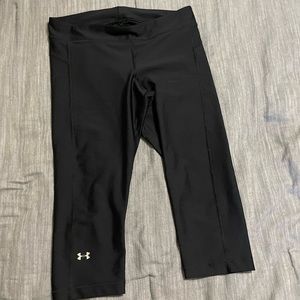 Women’s Black Under Armour Capri Leggings